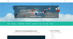 Desktop Screenshot of conceptualscience.com